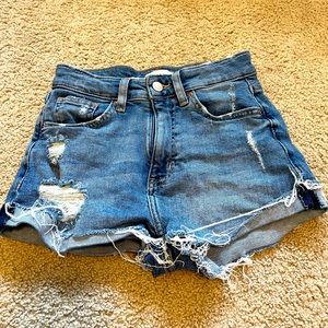 H&M denim jean shorts